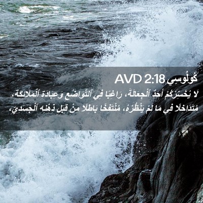 Picture 02 - كُولُوسِي 2:18 AVD - لَا يُخَسِّرْكُمْ أَحَدٌ - Bible Verse Picture