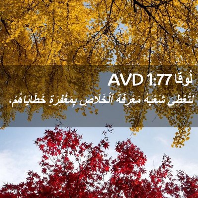 Picture 02 - لُوقا 1:77 AVD - لِتُعْطِيَ شَعْبَهُ - Bible Verse Picture