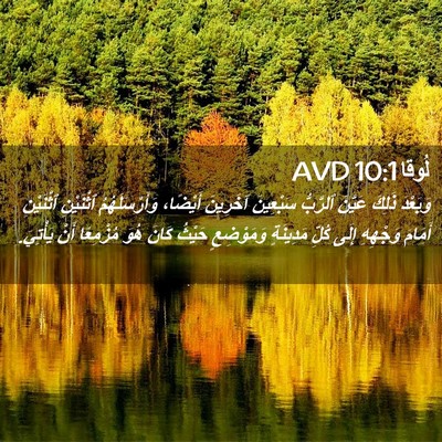 Picture 02 - لُوقا 10:1 AVD - وَبَعْدَ ذَلِكَ عَيَّنَ - Bible Verse Picture