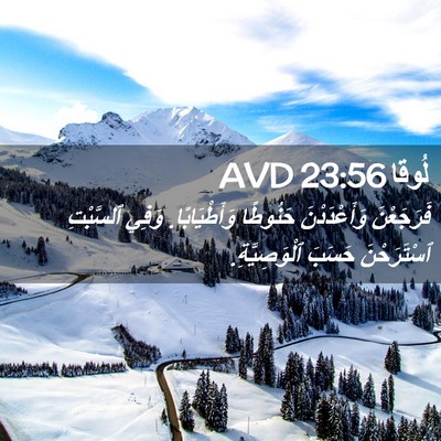 Picture 02 - لُوقا 23:56 AVD - فَرَجَعْنَ وَأَعْدَدْنَ - Bible Verse Picture