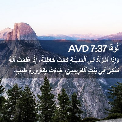 Picture 02 - لُوقا 7:37 AVD - وَإِذَا ٱمْرَأَةٌ فِي - Bible Verse Picture