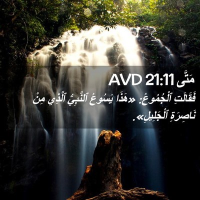 Picture 02 - مَتَّى 21:11 AVD - فَقَالَتِ ٱلْجُمُوعُ: - Bible Verse Picture