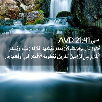 Picture 02 - مَتَّى 21:41 AVD - قَالُوا لَهُ: «أُولَئِكَ - Bible Verse Picture