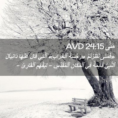 Picture 02 - مَتَّى 24:15 AVD - «فَمَتَى نَظَرْتُمْ - Bible Verse Picture