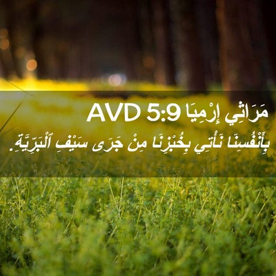 Picture 02 - مَرَاثِي إِرْمِيَا 5:9 AVD - بِأَنْفُسِنَا نَأْتِي - Bible Verse Picture
