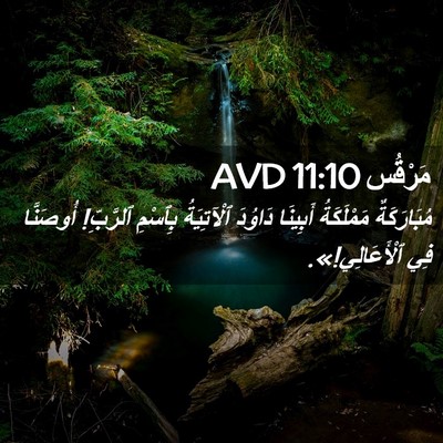 Picture 02 - مَرْقُس 11:10 AVD - مُبَارَكَةٌ مَمْلَكَةُ - Bible Verse Picture