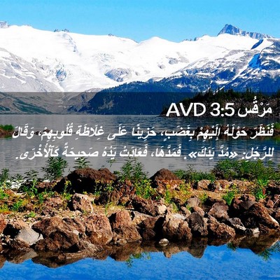 Picture 02 - مَرْقُس 3:5 AVD - فَنَظَرَ حَوْلَهُ - Bible Verse Picture