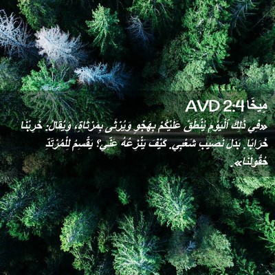 Picture 02 - مِيخَا 2:4 AVD - «فِي ذَلِكَ ٱلْيَوْمِ - Bible Verse Picture
