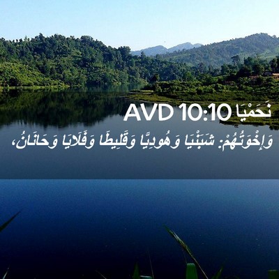 Picture 02 - نَحَمْيَا 10:10 AVD - وَإِخْوَتُهُمْ: شَبَنْيَا - Bible Verse Picture