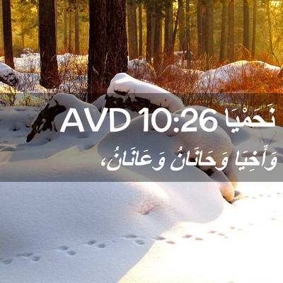 Picture 02 - نَحَمْيَا 10:26 AVD - وَأَخِيَا وَحَانَانُ - Bible Verse Picture