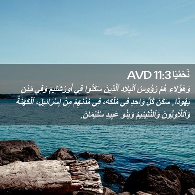 Picture 02 - نَحَمْيَا 11:3 AVD - وَهَؤُلَاءِ هُمْ رُؤُوسُ - Bible Verse Picture