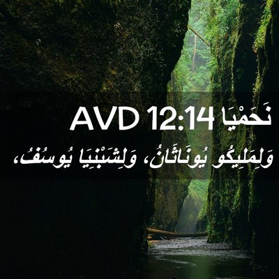 Picture 02 - نَحَمْيَا 12:14 AVD - وَلِمَلِيكُو يُونَاثَانُ، - Bible Verse Picture
