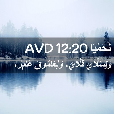 Picture 02 - نَحَمْيَا 12:20 AVD - وَلِسَلَّايَ قَلَّايُ، - Bible Verse Picture