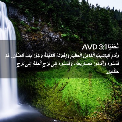 Picture 02 - نَحَمْيَا 3:1 AVD - وَقَامَ أَلِيَاشِيبُ - Bible Verse Picture