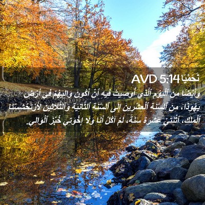 Picture 02 - نَحَمْيَا 5:14 AVD - وَأَيْضًا مِنَ ٱلْيَوْمِ - Bible Verse Picture