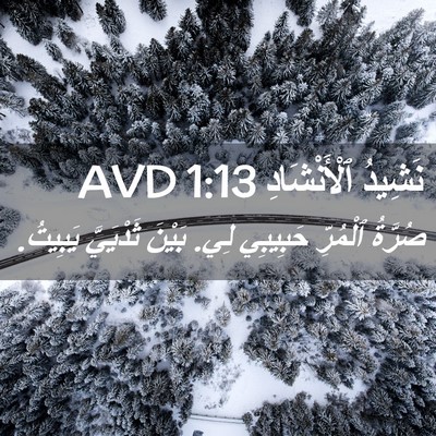 Picture 02 - نَشِيدُ ٱلْأَنْشَادِ 1:13 AVD - صُرَّةُ ٱلْمُرِّ حَبِيبِي - Bible Verse Picture