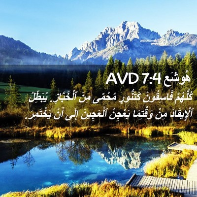 Picture 02 - هُوشَع 7:4 AVD - كُلُّهُمْ فَاسِقُونَ - Bible Verse Picture