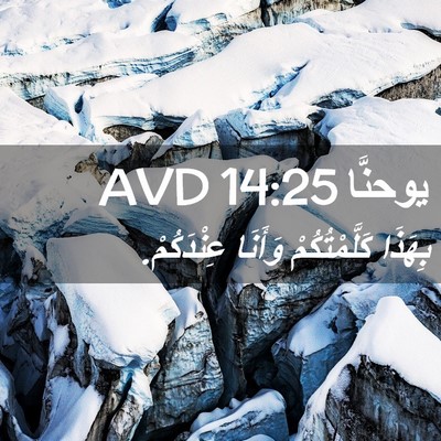 Picture 02 - يوحنَّا 14:25 AVD - بِهَذَا كَلَّمْتُكُمْ - Bible Verse Picture