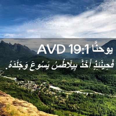 Picture 02 - يوحنَّا 19:1 AVD - فَحِينَئِذٍ أَخَذَ - Bible Verse Picture