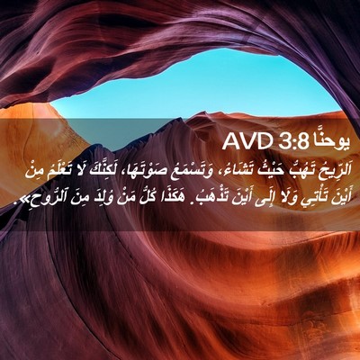 Picture 02 - يوحنَّا 3:8 AVD - اَلرِّيحُ تَهُبُّ حَيْثُ - Bible Verse Picture