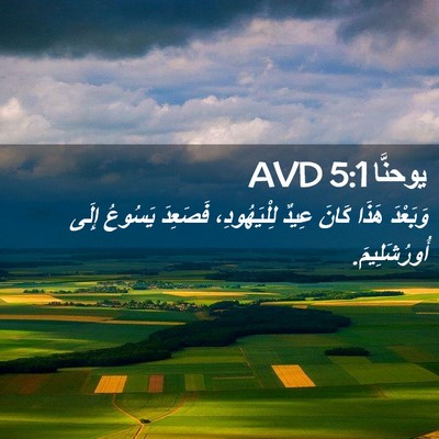 Picture 02 - يوحنَّا 5:1 AVD - وَبَعْدَ هَذَا كَانَ عِيدٌ - Bible Verse Picture