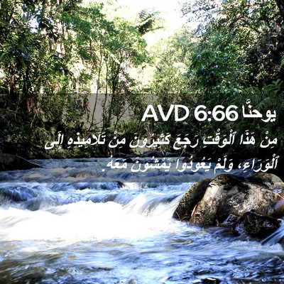 Picture 02 - يوحنَّا 6:66 AVD - مِنْ هَذَا ٱلْوَقْتِ - Bible Verse Picture