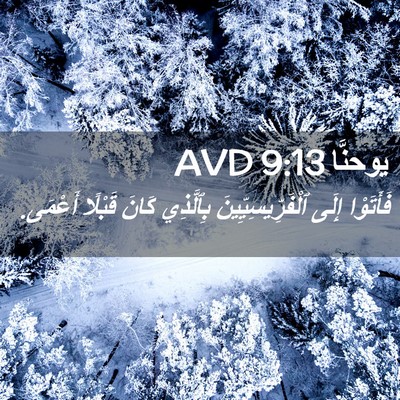 Picture 02 - يوحنَّا 9:13 AVD - فَأَتَوْا إِلَى - Bible Verse Picture