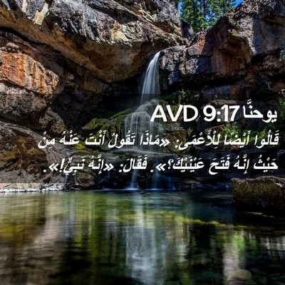 Picture 02 - يوحنَّا 9:17 AVD - قَالُوا أَيْضًا - Bible Verse Picture