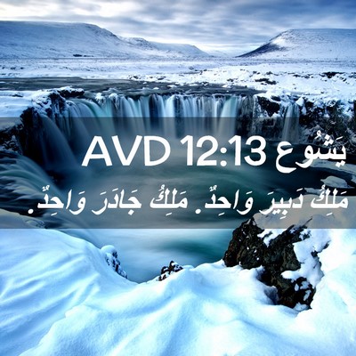 Picture 02 - يَشُوع 12:13 AVD - مَلِكُ دَبِيرَ وَاحِدٌ. - Bible Verse Picture