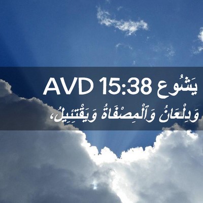 Picture 02 - يَشُوع 15:38 AVD - وَدِلْعَانُ - Bible Verse Picture