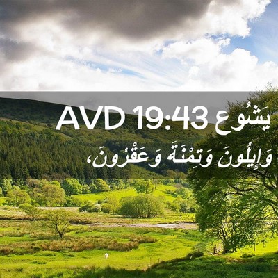Picture 02 - يَشُوع 19:43 AVD - وَإِيلُونَ وَتِمْنَةَ - Bible Verse Picture