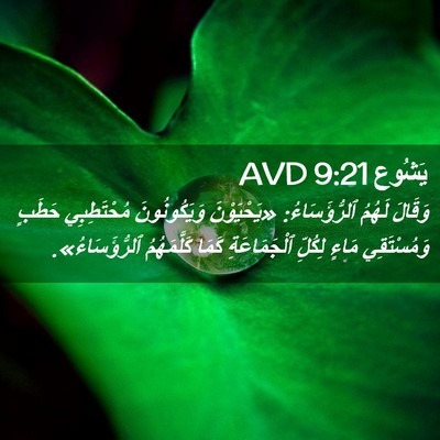 Picture 02 - يَشُوع 9:21 AVD - وَقَالَ لَهُمُ - Bible Verse Picture