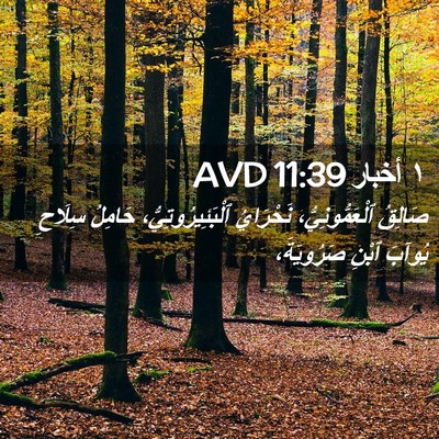 Picture 02 - ١ أخبار 11:39 AVD - صَالِقُ ٱلْعَمُّونِيُّ، - Bible Verse Picture