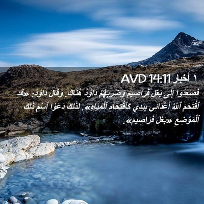 Picture 02 - ١ أخبار 14:11 AVD - فَصَعِدُوا إِلَى بَعْلِ - Bible Verse Picture