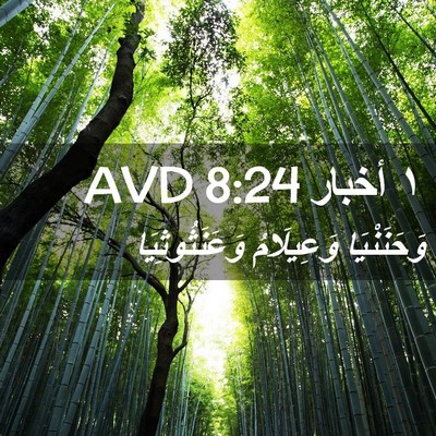 Picture 02 - ١ أخبار 8:24 AVD - وَحَنَنْيَا وَعِيلَامُ - Bible Verse Picture