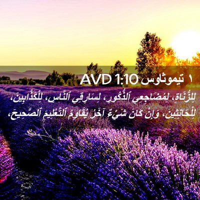 Picture 02 - ١ تيموثاوس 1:10 AVD - لِلزُّنَاةِ، لِمُضَاجِعِي - Bible Verse Picture