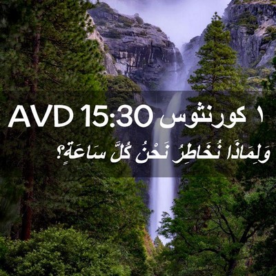 Picture 02 - ١ كورنثوس 15:30 AVD - وَلِمَاذَا نُخَاطِرُ - Bible Verse Picture