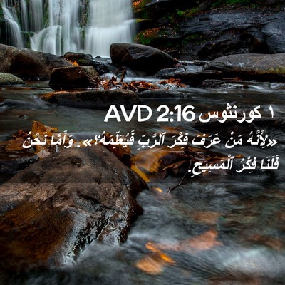 Picture 02 - ١ كورنثوس 2:16 AVD - «لِأَنَّهُ مَنْ عَرَفَ - Bible Verse Picture