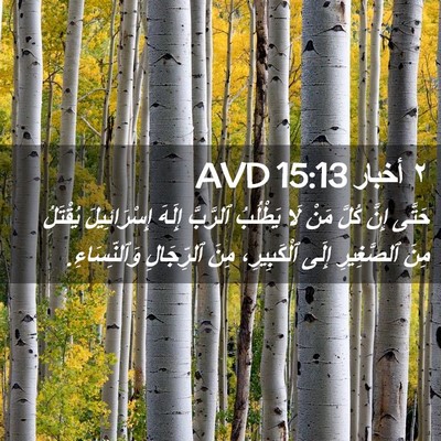 Picture 02 - ٢ أخبار 15:13 AVD - حَتَّى إِنَّ كُلَّ مَنْ - Bible Verse Picture