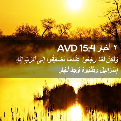 Picture 02 - ٢ أخبار 15:4 AVD - وَلَكِنْ لَمَّا رَجَعُوا - Bible Verse Picture