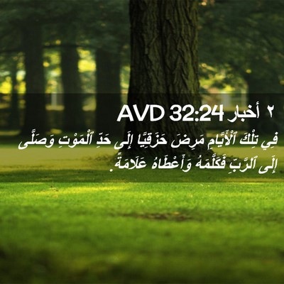 Picture 02 - ٢ أخبار 32:24 AVD - فِي تِلْكَ ٱلْأَيَّامِ - Bible Verse Picture