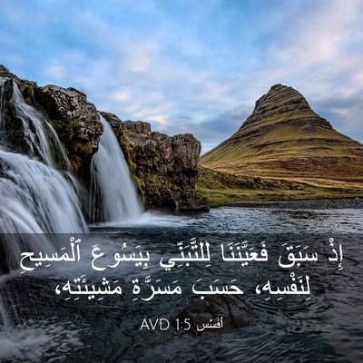 Picture 03 - أفَسُس 1:5 AVD - إِذْ سَبَقَ فَعَيَّنَنَا - Bible Verse Picture