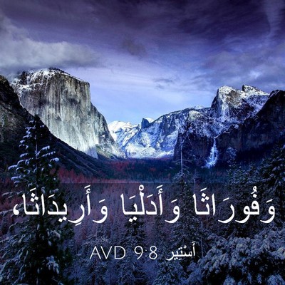 Picture 03 - أَسْتِير 9:8 AVD - وَفُورَاثَا وَأَدَلْيَا - Bible Verse Picture