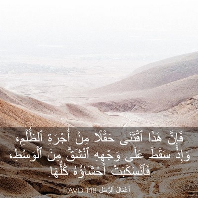 Picture 03 - أَعْمَالُ ٱلرُّسُلِ 1:18 AVD - فَإِنَّ هَذَا ٱقْتَنَى - Bible Verse Picture
