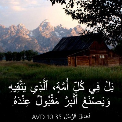 Picture 03 - أَعْمَالُ ٱلرُّسُلِ 10:35 AVD - بَلْ فِي كُلِّ أُمَّةٍ، - Bible Verse Picture
