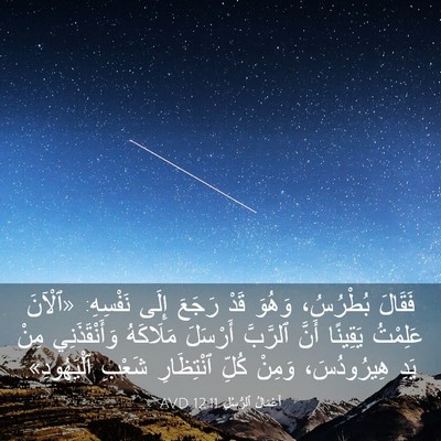 Picture 03 - أَعْمَالُ ٱلرُّسُلِ 12:11 AVD - فَقَالَ بُطْرُسُ، وَهُوَ - Bible Verse Picture