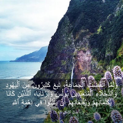 Picture 03 - أَعْمَالُ ٱلرُّسُلِ 13:43 AVD - وَلَمَّا ٱنْفَضَّتِ - Bible Verse Picture