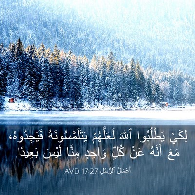 Picture 03 - أَعْمَالُ ٱلرُّسُلِ 17:27 AVD - لِكَيْ يَطْلُبُوا ٱللهَ - Bible Verse Picture