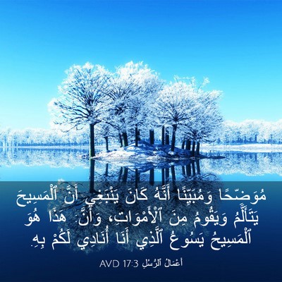 Picture 03 - أَعْمَالُ ٱلرُّسُلِ 17:3 AVD - مُوَضِّحًا وَمُبَيِّنًا - Bible Verse Picture