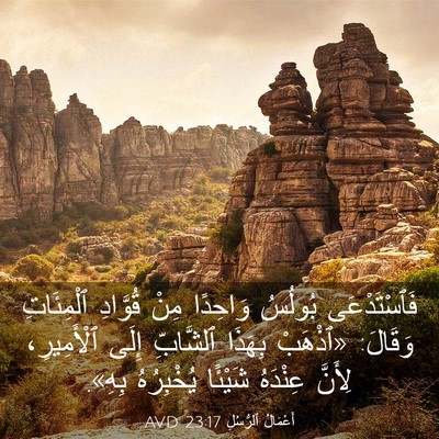 Picture 03 - أَعْمَالُ ٱلرُّسُلِ 23:17 AVD - فَٱسْتَدْعَى بُولُسُ - Bible Verse Picture